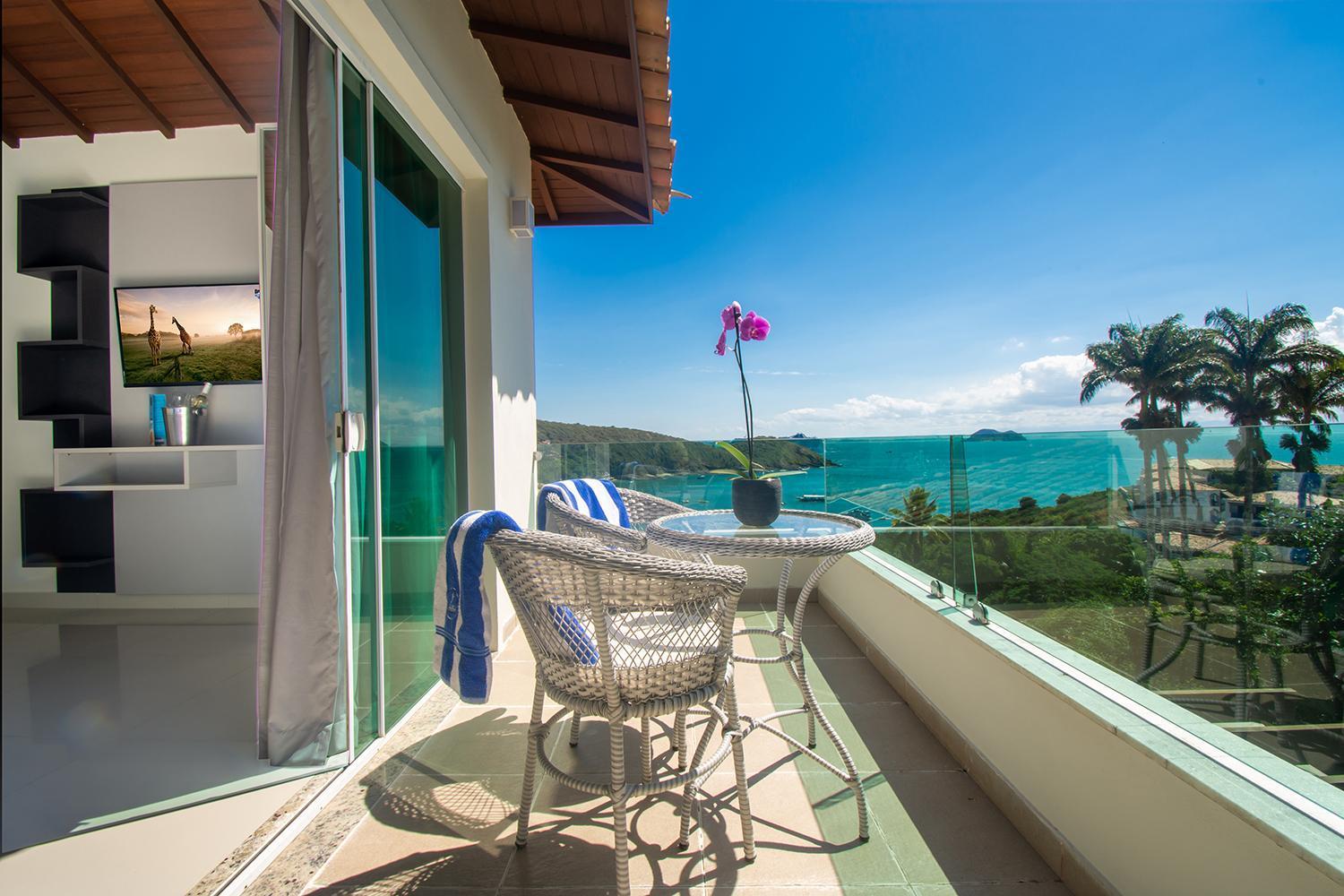 Pousada Praia Joao Fernandes Armacao dos Buzios Exterior photo A balcony